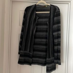 Gray and Black cardigan. Size M.